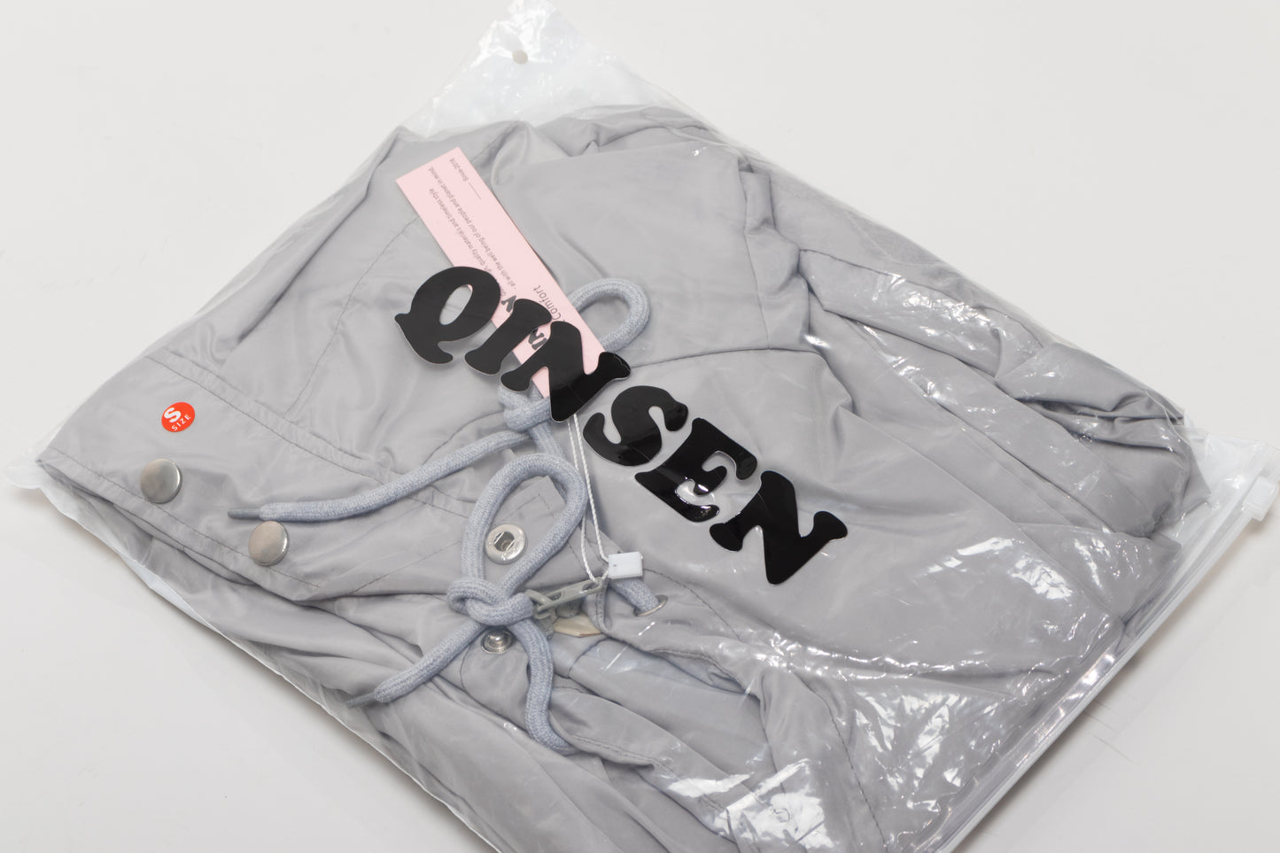 QINSEN Waterproof Jacket for Women Lightweight Hooded with Pockets